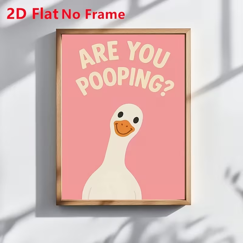 Home Decor Theme - Modern Pink Are You Pooping Quotes
