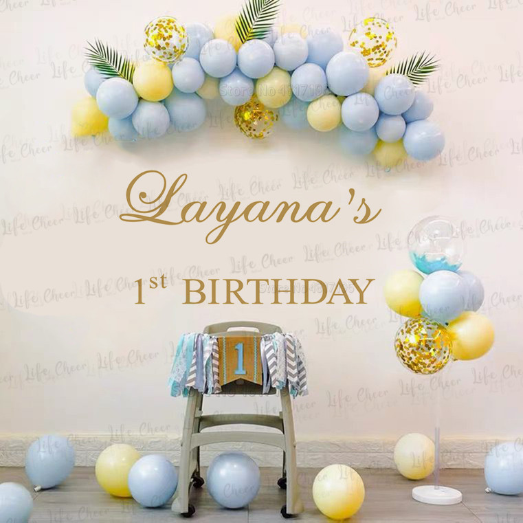 Birthday Party Vinyl Wall Deca - Home Decor Indonesia review and price