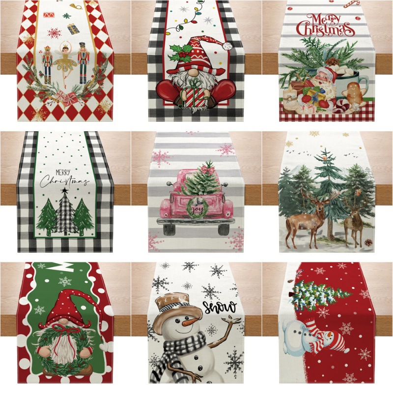 Christmas Table Runner New Xma - Linen Table Runner review and price
