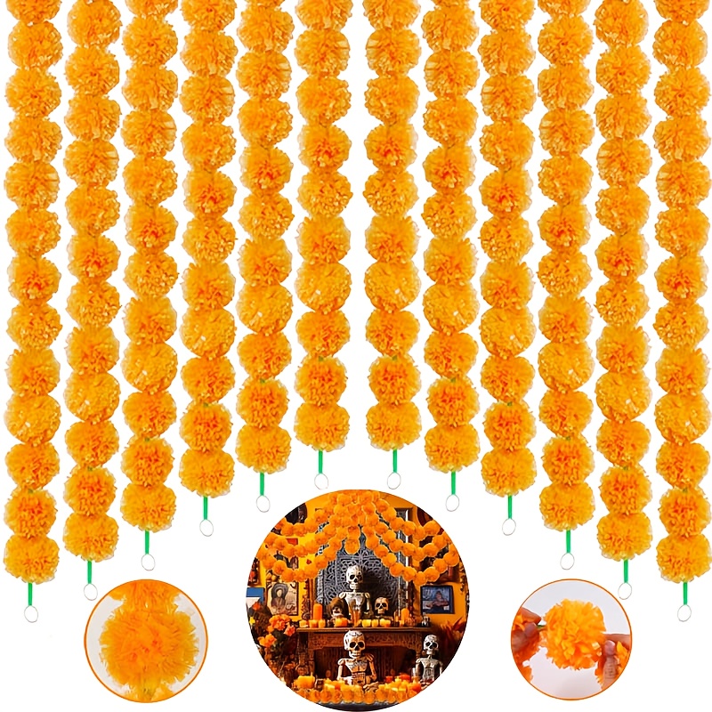 1pcs Marigold Garland for Deco - Home Decor Indonesia review and price