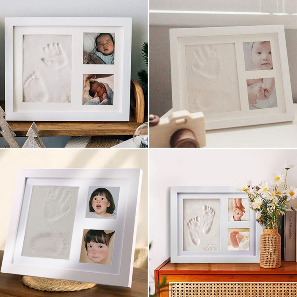 Imprint Clay Baby Hand and Foo - Bamboo Photo Frame review and price