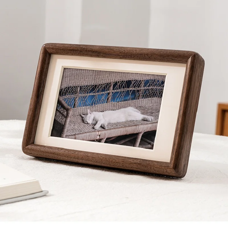 Solid Wood Black Walnut Photo  - Bamboo Photo Frame review and price