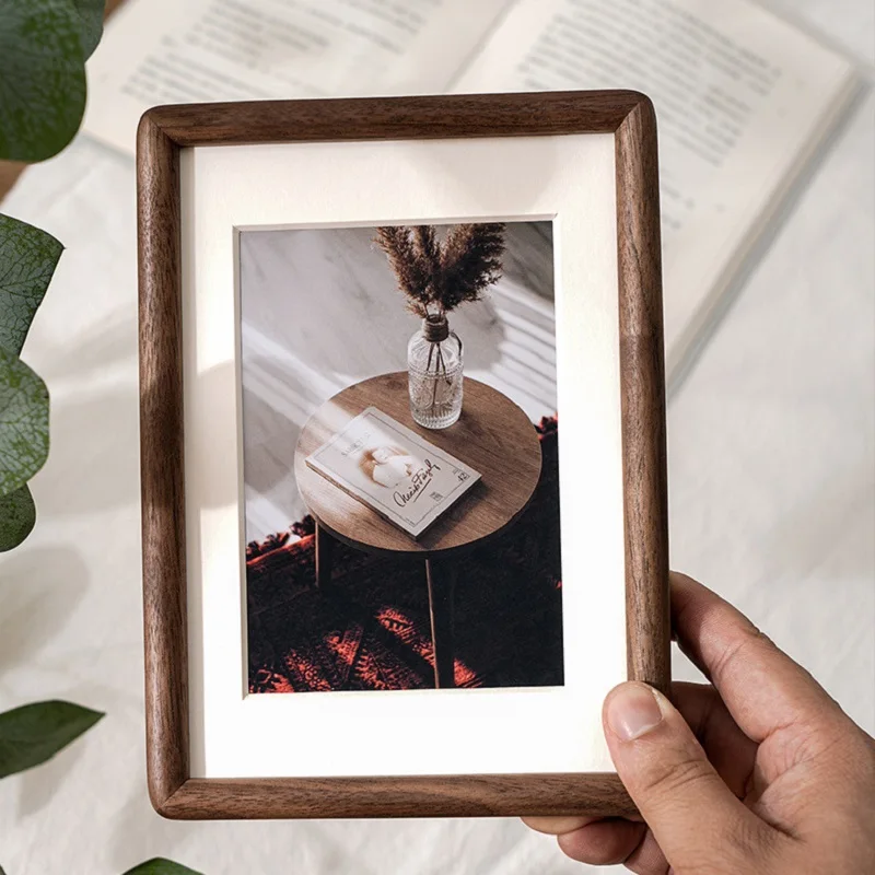 Solid Wood Black Walnut Photo  - Bamboo Photo Frame review and price