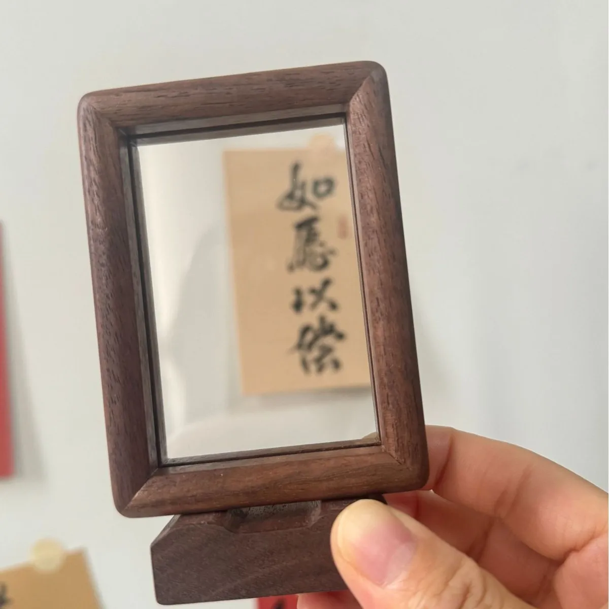 Premium Solid Black Walnut Dou - Bamboo Photo Frame review and price