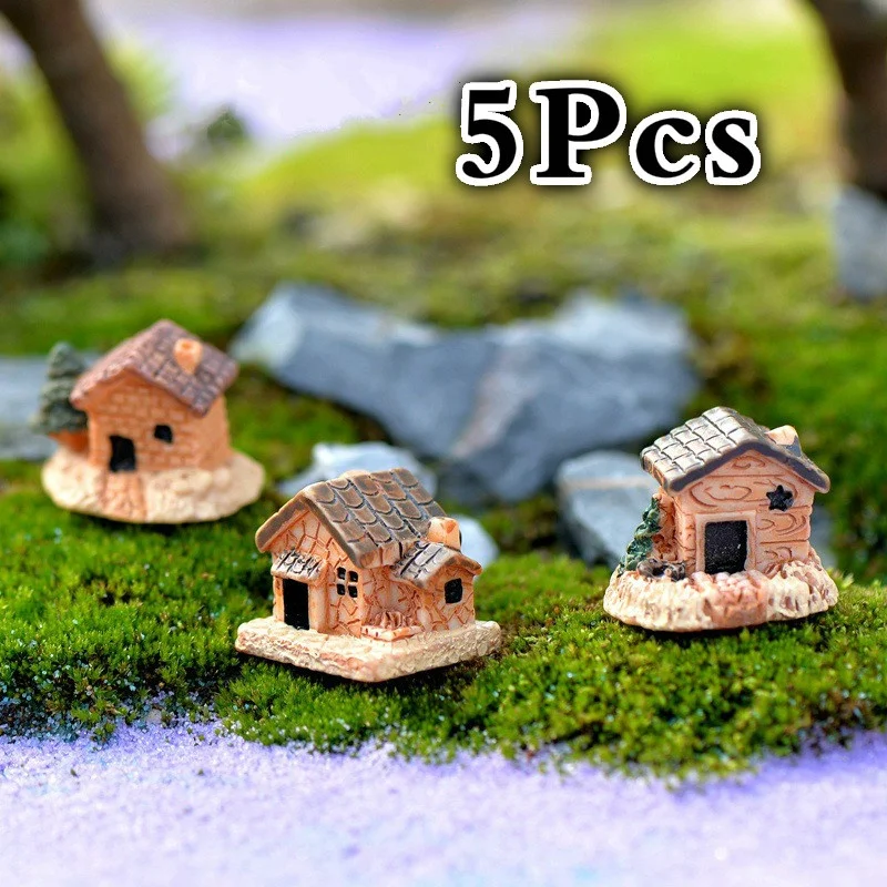 5Pcs/Set Mini Doll House Stone - Home Decor Za review and price